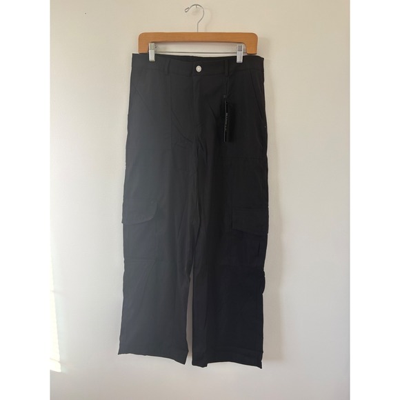 Allegra K Pants - Allegra K Women's Black Straight Pants‎ with Cargo Pockets – Size Medium